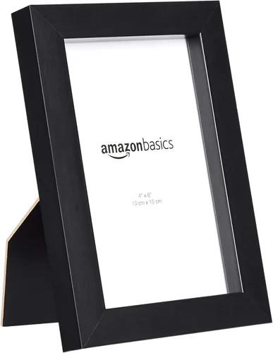 Miniatura 3 de Amazon Basics Marco rectangular para fotos, 6 x 4 pulgadas, paquete de 5, color negro