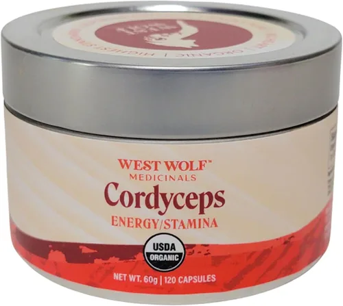 Cordyceps Cápsulas de alta potencia 30% beta-glucanos | 120 cápsulas veganas | 60 porciones | Apoya la vitalidad y resistencia | Certificado