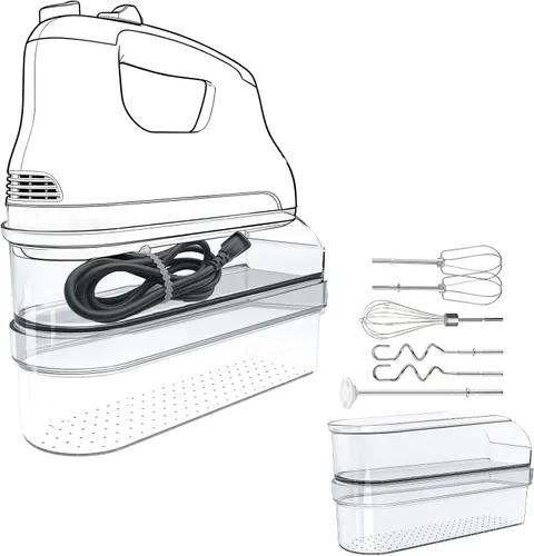 Miniatura 9 de KitchenAid - Caja de almacenamiento para batidora de mano para batidoras de mano KitchenAid serie KHM5/KHM6/KHM7/KHM9 Ultra Power Speed, caja
