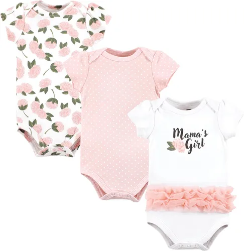 Miniatura 348 de Hudson Baby baby-girls Cotton Bodysuits 3-pack