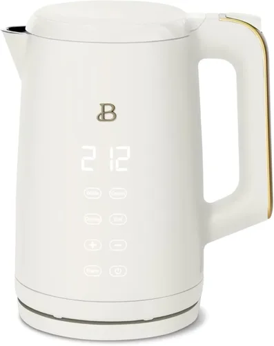 Miniatura 10 de Hervidor eléctrico 1.7L 1500W con pantalla activada por tacto, control de temperatura programable, 4 ajustes de té preestablecidos, apagado