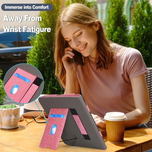 Miniatura 3 de Caweet Funda para Nook GlowLight 4 Plus de 7.8 pulgadas versión 2023, funda protectora plegable de piel sintética de alta calidad con ranura
