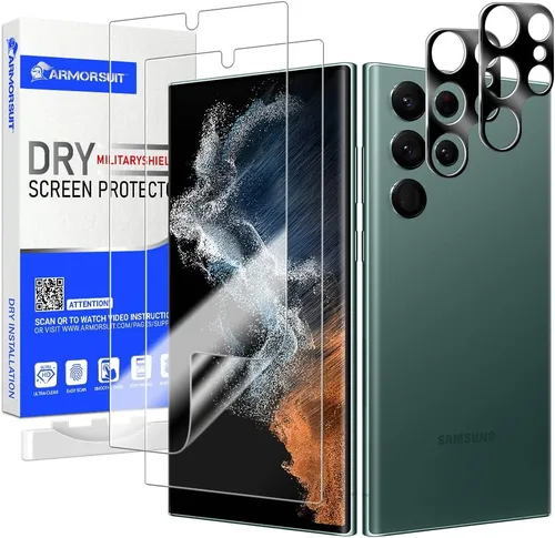 Miniatura 11 de Protector de pantalla para Samsung Galaxy S8 Repuestos Armorsuit – Galaxy S8 Vida militaryshield [compatible con carcasa]