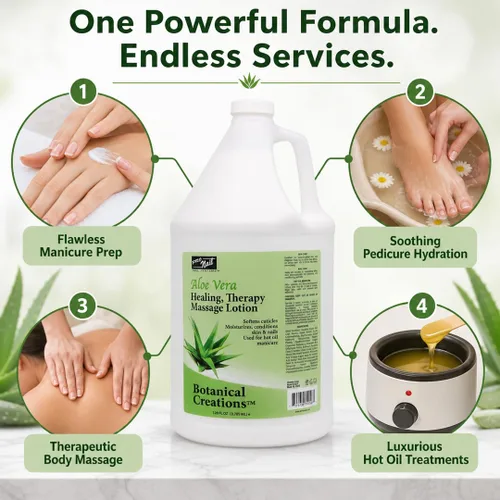 Miniatura 4 de PRO NAIL - Loción de masaje de terapia curativa - Pedicura profesional, manicura corporal y con aceite caliente, infundida con aceites naturales