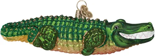 Miniatura 8 de Old World Christmas Stingray - Adorno de cristal soplado para árbol de Navidad, decoración navideña artesanal, colección de mar