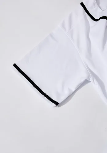 Miniatura 5 de Camisetas de béisbol en blanco para hombre, camisas de manga corta, estilo Hip Hop, deportivas, casuales, con botones, uniformes Hip Pop