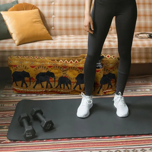 Miniatura 5 de Bolsa grande para esterilla de yoga, bolsas y portabebés se adapta a todo lo que necesitas, bolsa de transporte con correa para esterilla de yoga