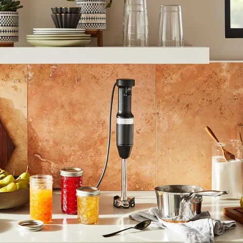Miniatura 5 de KitchenAid Batidora de mano con cable de velocidad variable KHBV53, negro mate