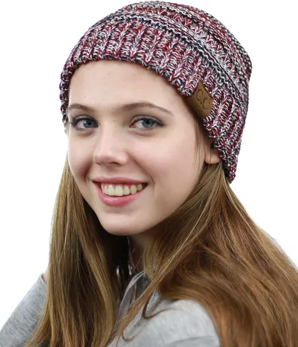 Miniatura 338 de C.C Trendy Warm Chunky Soft Stretch Cable Knit Beanie