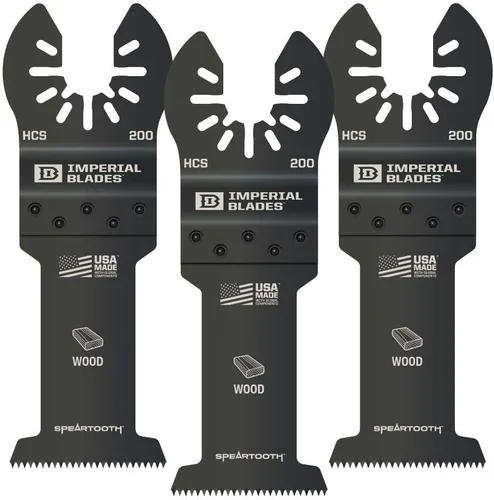 Miniatura 8 de Imperial Blades IBOA200-1 One Fit 1-3/8" Speartooth Hoja de madera de corte rápido, 1 unidad