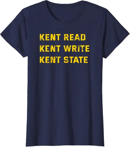 Miniatura 10 de University Apparel Kent Read, Kent Write, Kent State Camiseta, Azul / Patchwork, S