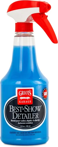 Griot's Garage Best of Show Detailer para detallado de automóviles, elimina el polvo, las huellas dactilares y la suciedad ligera, mejora el brillo