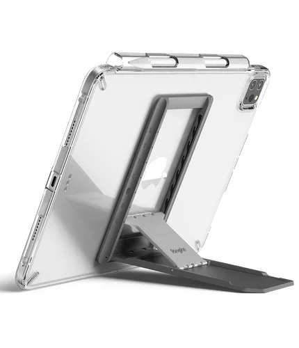 Ringke Excelente soporte universal para tableta, soporte de acción de resorte, accesorio adhesivo multiángulo para tabletas iPad, lector electrónico