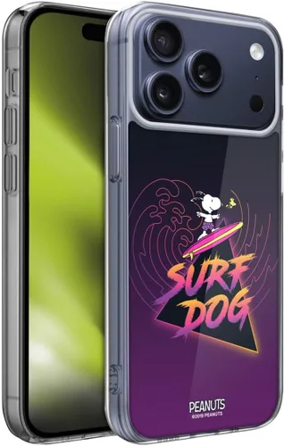 Miniatura 150 de Head Case Designs Peanuts Tropical Surf Snoopy Aloha Disco Gel Funda con licencia oficial [protección de grado militar] compatible con Apple iPhone