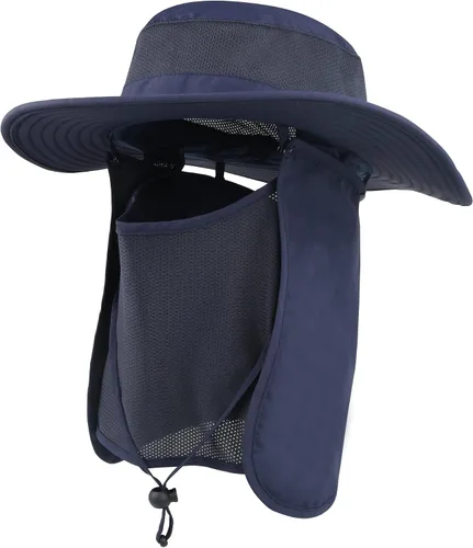 Miniatura 9 de Outdoor Sun Hat UPF 50 Protection Waterproof Fishing hat Face Cover Summer Neck Flap Hat