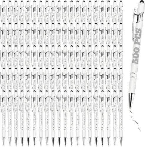 Miniatura 23 de Bolígrafos personalizados con grabado de nombre personalizado, bolígrafos de punta de lápiz con punta de lápiz personalizada, bolígrafos de Azul