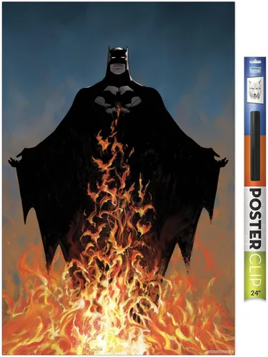 Miniatura 17 de Trends International DC Comics Batman - Póster de pared de fuego Versión con marco dorado