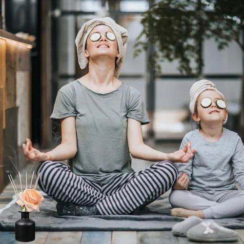 Miniatura 3 de HOSSIAN 50 varillas difusoras de varillas de 7.87 pulgadas de ratán natural, repuesto de difusor de varillas de color primario