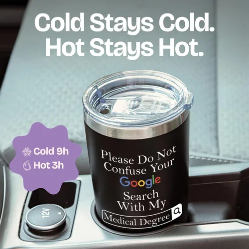 Miniatura 7 de Regalos de doctor para hombres y mujeres – Please Do Not Confuse Your Google Search With My Medical Degree Mug Regalo único para médicos Regalo