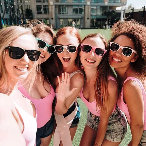 Miniatura 3 de Pibupibu Suministros para regalos de fiesta de colores neón - Gafas de sol unisex paquete de 8