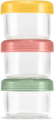 Miniatura 10 de Ello Color Lock 8PC Mixed Glass Food Storage Sets, Leak-Proof Glass Food Storage Containers 2 Copas: Festival