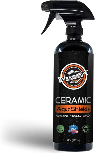 WavesRx Revestimiento en aerosol de cerámica de alto rendimiento para barcos y motos acuáticas (AquaShield +) | Sellador de SiO2 de grado marino que