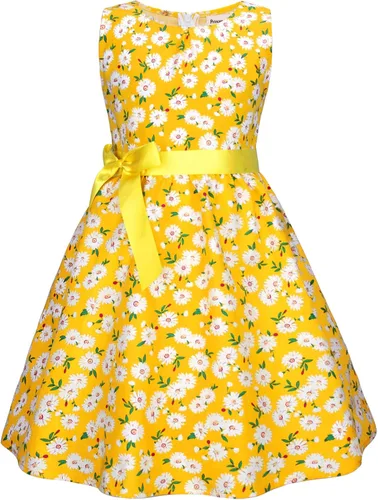 Vestido de verano para niña, de algodón, con diseño floral