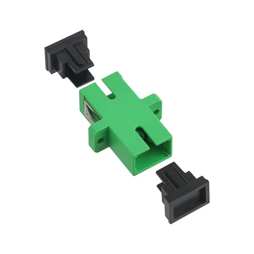 Miniatura 3 de Acoplador óptico de fibra óptica SC verde adaptador de fibra óptica monomodo SC, hembra SC a SC hembra APC acoplador óptico de fibra de modo único