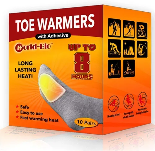 WORLD-BIO Calentadores adhesivos para dedos de 10/20/30/40 pares - Calentadores naturales, sin olor, activados con aire, de larga duración, hasta 8