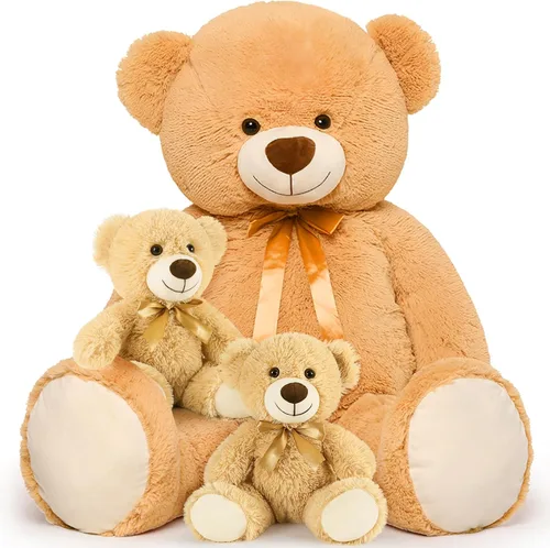 Miniatura 29 de MorisMos 10 Osos de Peluche a Granel para Baby Shower, Osos de Peluche Lindos de 14 Pulgadas Animales de Peluche de Felpa, Pequeños Osos de Peluche