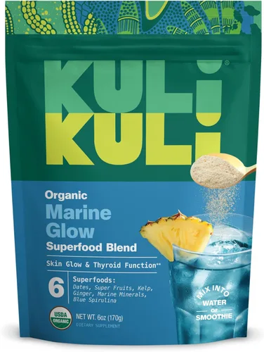 Miniatura 10 de Kuli Kuli Green Power [6 onzas] - Polvo Super Greens - Mezcla de moringa, pasto de trigo, brócoli y cebada densa en nutrientes, polvo
