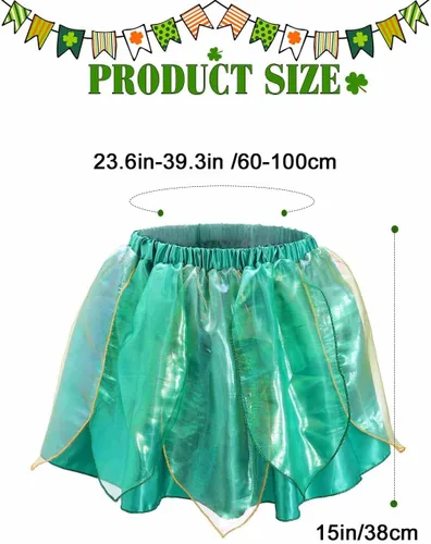 Miniatura 6 de Kakaco Women Fairy Skirt Sparkly Tutu Skirt Layered Fairy Dance Tutus Festival Outfit Skirt for Women and Girls