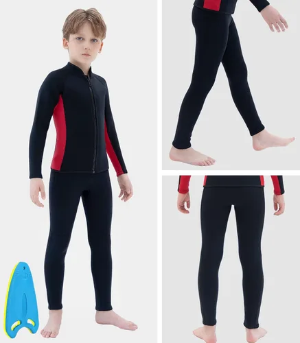 Miniatura 3 de Wetsuit Pants for Kids Boys Girls and Youth 3mm Neoprene Children Wet Suits Adjustable Bottoms Keep Warm in Cold Water to Swimming Workout Scuba