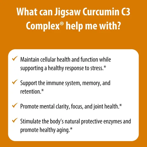 Miniatura 7 de Jigsaw Health Curcumina C3 Complex, 60 Cápsulas