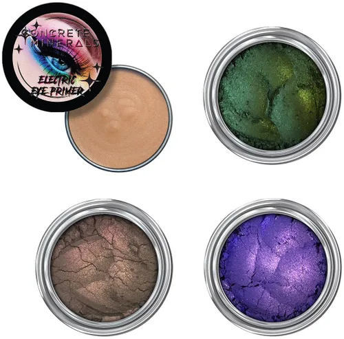 Miniatura 4 de Concrete Minerals Colección variedad, cosméticos suaves y altamente pigmentados, 100% veganos y libres de crueldad, polvo de sombra de ojos mineral