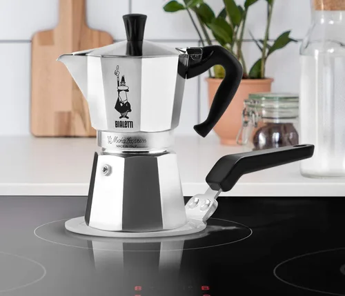 Miniatura 7 de Bialetti Moka Express - Cafetera de café expreso de 6 tazas y placa de inducción