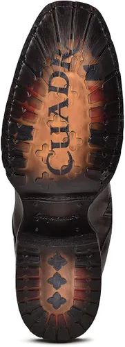 Miniatura 9 de CUADRA Botas urbanas para hombre en piel bovina con cremallera marrón, Marrón