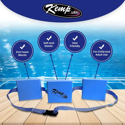 Miniatura 5 de Kemp USA Cinturón flotante Learn 2 para niños