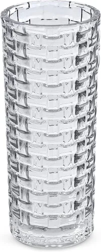 Miniatura 10 de Jarrón de cristal con aspecto de cristal para mesas de 7.5 x 3 pulgadas, diseño de estrella, jarrón de vidrio, candelabros, jarrones para decoración