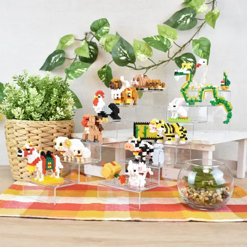 Miniatura 7 de nanoblock - Los doce signos del zodiaco en la astrología china - Juego de 12 zodiacos, kit de construcción de la serie Advanced Hobby