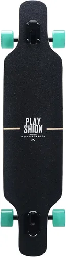 Miniatura 2 de Playshion Drop Through Freestyle - Patineta de tablero largo 39.0 in/Negro