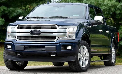 Miniatura 3 de Fit F150 Emblema de 9.5 pulgadas de superposición para parrilla delantera, portón trasero ovalado, bandera negra americana para Ford F150 2015-2021