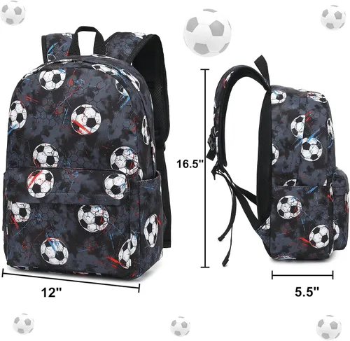Miniatura 27 de CAMTOP - Conjunto de mochila y lonchera con estampados divertidos para niños de preescolar y primaria), Y0058-2