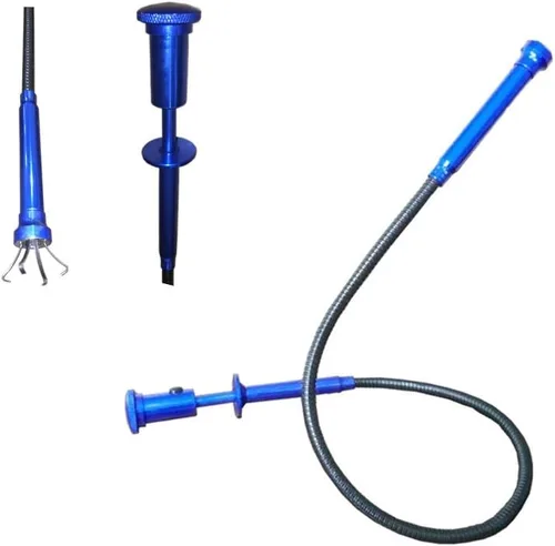 Miniatura 6 de Espejo de inspección telescópico con luces LED, herramienta flexible agarrador de garras magnético de 4 garras. conjunto de herramientas combinadas.