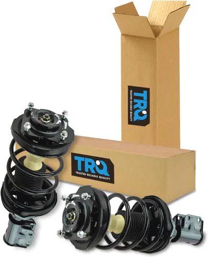 Miniatura 254 de TRQ Conjunto de Amortiguador y Resorte Delantero Cargado con Resorte Helicoidal Pre-ensamblado Compatible con Jeep Cherokee Limited AWD 14-22 Sin