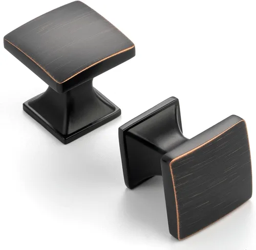 Miniatura 15 de Paquete de 10 tiradores curvados de 3 pulgadas con agujeros centrales, color negro mate, manijas de gabinete negras, accesorios de cocina negros