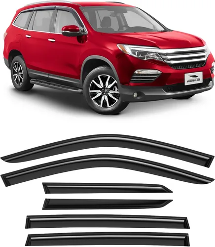 Miniatura 10 de Voron Glass - Protectores de lluvia extra duraderos con cinta adhesiva para Toyota Camry 2025-2026 Sedán, deflectores de ventana, viseras