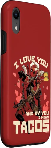 Miniatura 59 de Marvel Deadpool I Love You and by You I Mean Tacos - Carcasa para iPhone 17