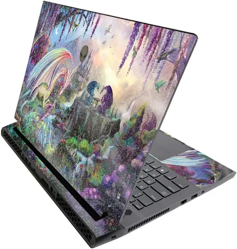 Miniatura 634 de MightySkins - Skin brillante con purpurina para Alienware M17 R3 (2020) y M17 R4 (2021) - Diversión de los años 90 Acabado duradero con purpurina