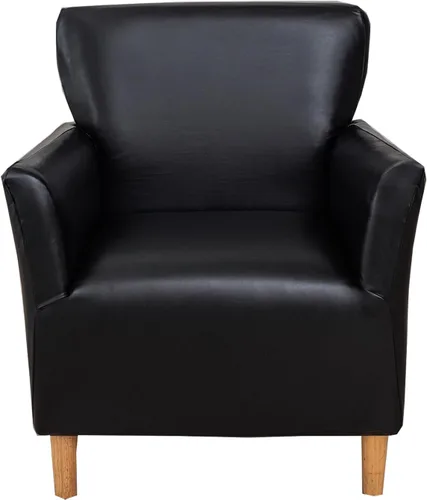 Miniatura 17 de CRFATOP - Funda elástica para sillón de mediados de siglo moderno de 1 pieza, fundas de silla de acento de jacquard con brazos, fundas de silla